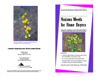 Noxious Weeds for Home Buyers